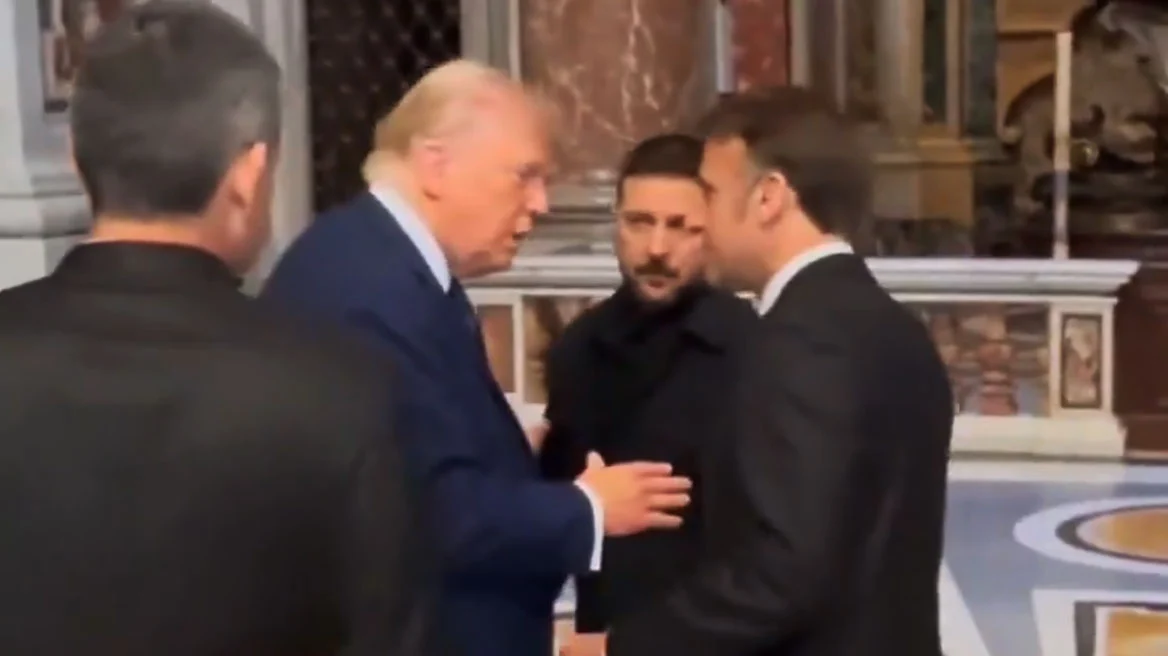 Ντόναλντ Τραμπ - Εμανουέλ Μακρόν: Ειδικός διάβασε τα χείλη του προέδρου των ΗΠΑ από τον διάλογο στη Βασιλική του Αγίου Πέτρου