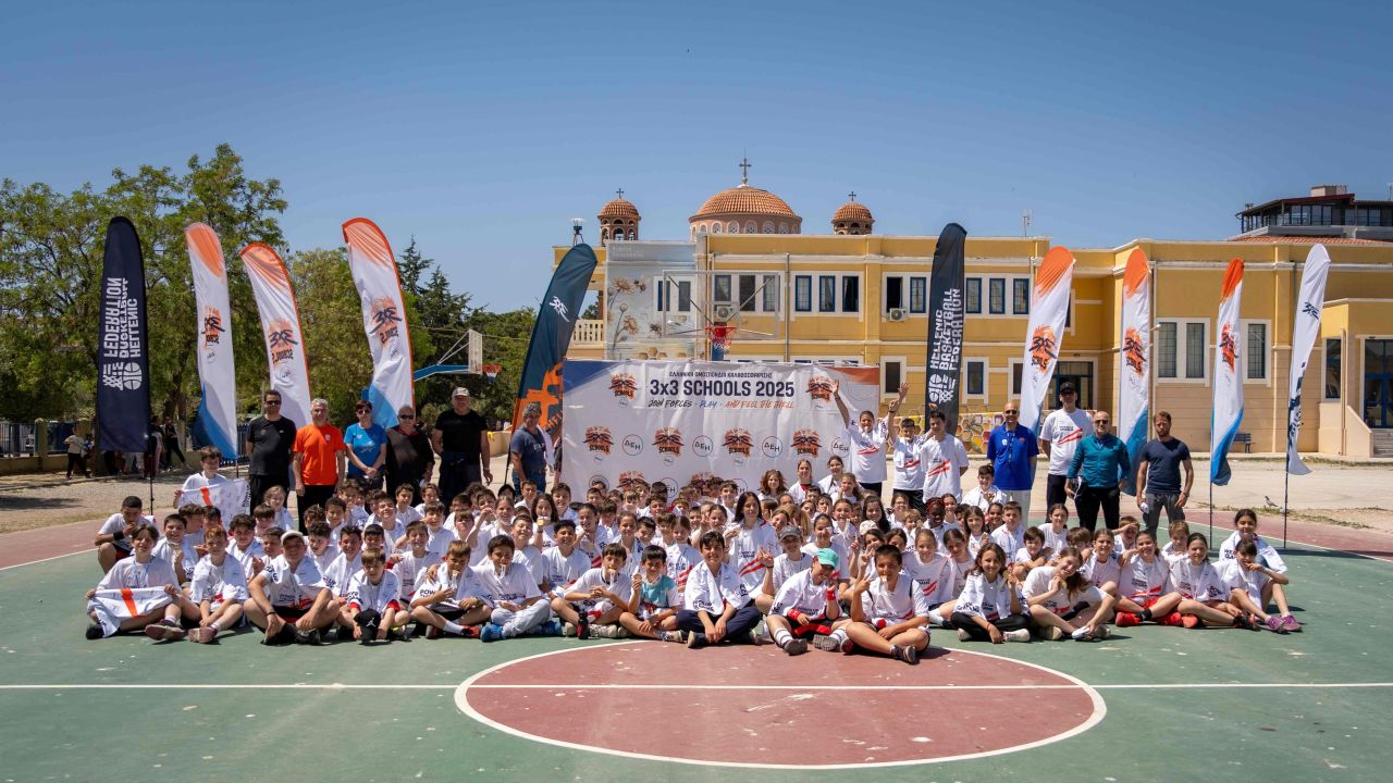 Ολοκληρώθηκε το 3x3 Schools powered by ΔΕΗ με πάνω από 3.200 μαθητές πανελλαδικά