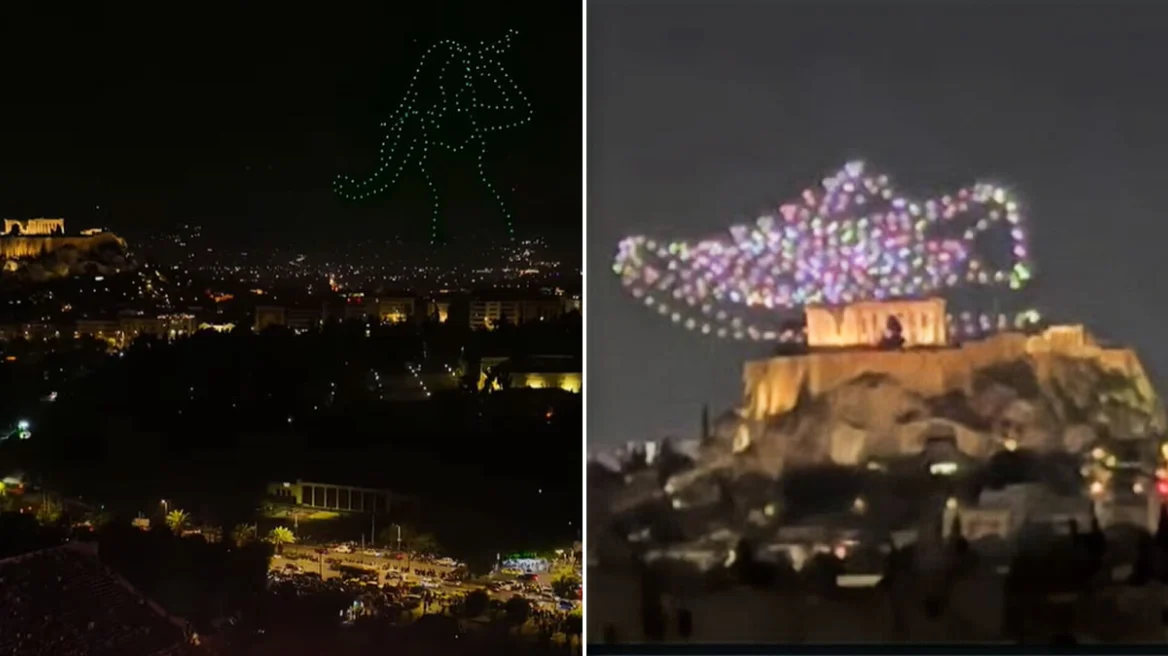 Τα drones και οι ευθύνες για το παπούτσι πάνω από την Ακρόπολη - Οι διαφορές με το σόου στη συναυλία της Βίσση
