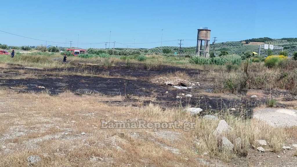 Πυρκαγιά σε χωράφι στην Ηράκλεια Λαμίας
