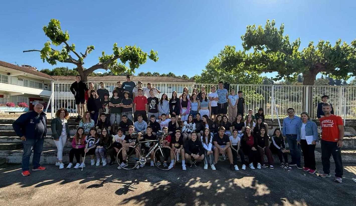 Οι μαθητές της Στυλίδας ενημερώθηκαν για τους αγώνες ποδηλασίας Δρόμου Παίδων-Κορασίδων Παμπαίδων - Παγκορασίδων