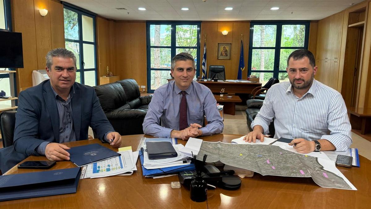 Συνάντηση εργασίας Φάνη Σπανού με τον Υπουργό Υποδομών & Μεταφορών Χρίστο Δήμα