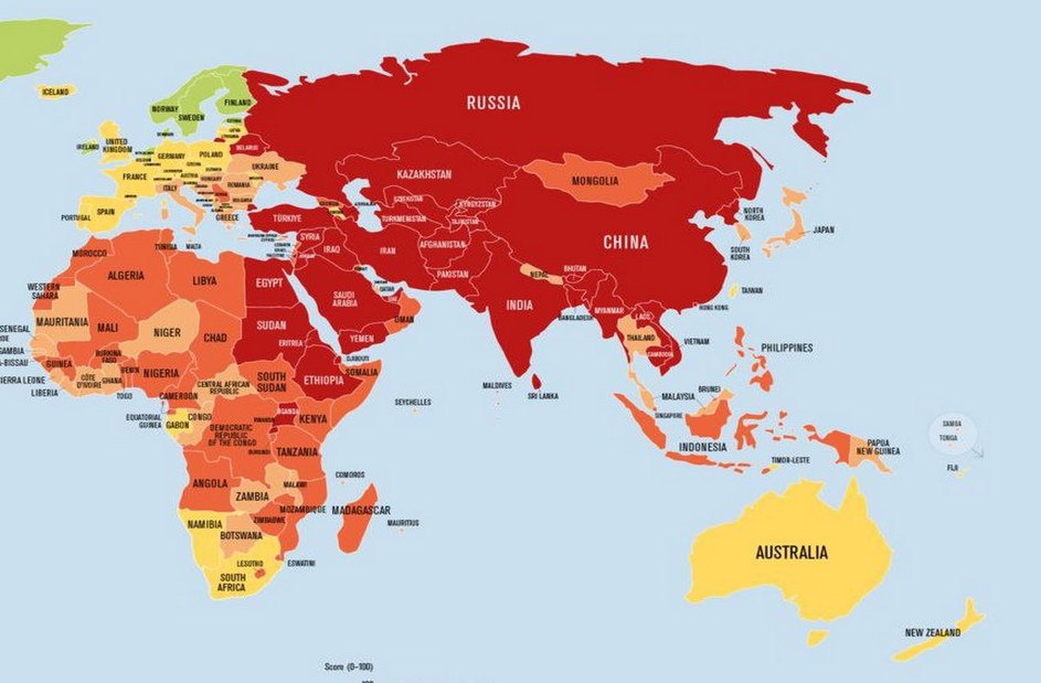 Ελευθερία του Τύπου: Υποχώρησε άλλη μια θέση (89η) η Ελλάδα – Σταθερά τελευταία στην ΕΕ