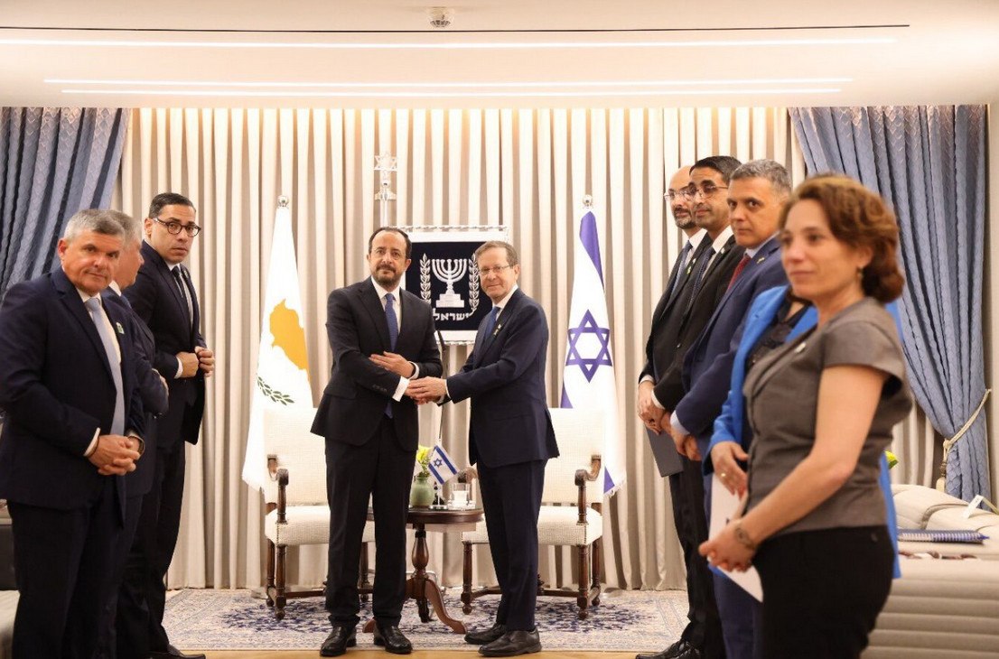 Με Χέρτσογκ ο Χριστοδουλίδης: Εκ των στενότερων φίλων του Ισραήλ η Κύπρος