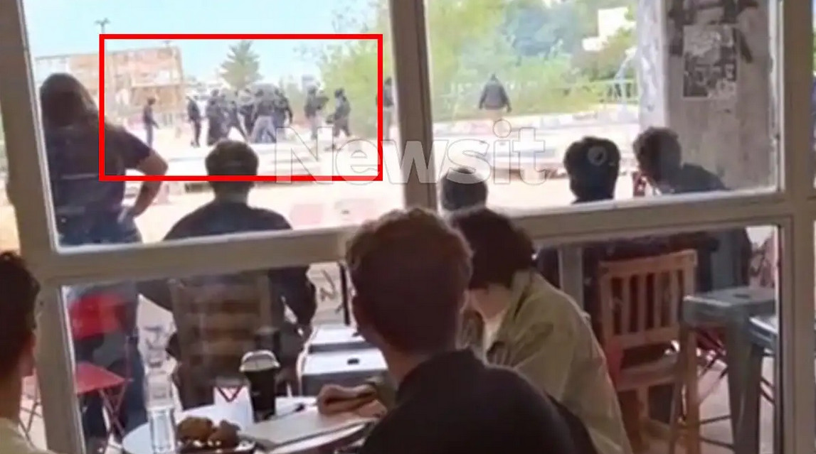 Βίντεο από τα επεισόδια με τους κουκουλοφόρους στην Πολυτεχνειούπολη