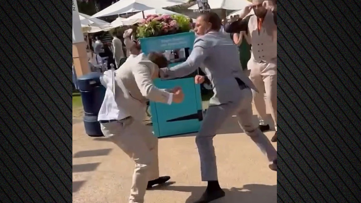 Άγριο ξύλο στις ιπποδρομίες του Άσκοτ: Φόρεσαν τα καλά τους και... άρχισαν τις γροθιές μπροστά στους αποσβολωμένους θεατές - Δείτε βίντεο