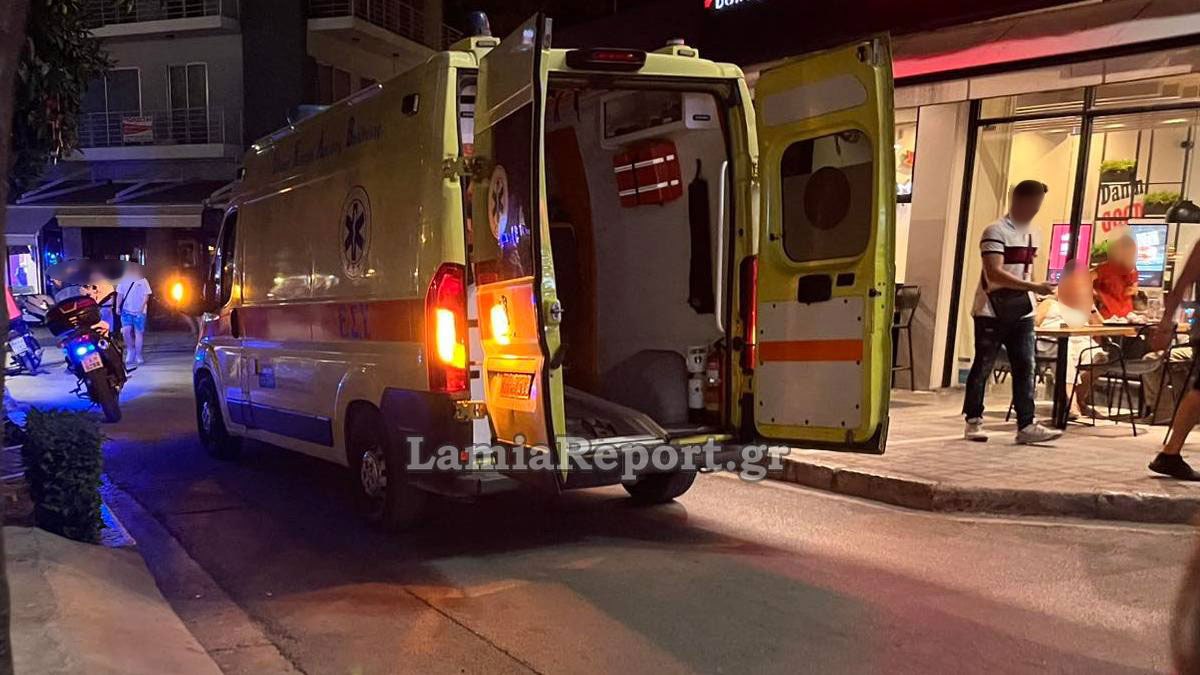 Άνδρας λιποθύμησε στο κέντρο της Λαμίας (ΦΩΤΟ)