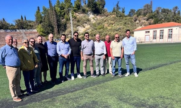 Μπαίνει τεχνητός χλοοτάπητας στο γήπεδο ποδοσφαίρου του Λυκείου - Γυμνασίου Κύμης
