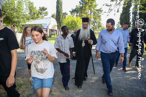 Ο Φάνης Σπανός επισκέφτηκε το κατασκηνωτικό κέντρο της Ιεράς Μητρόπολης Φθιώτιδας