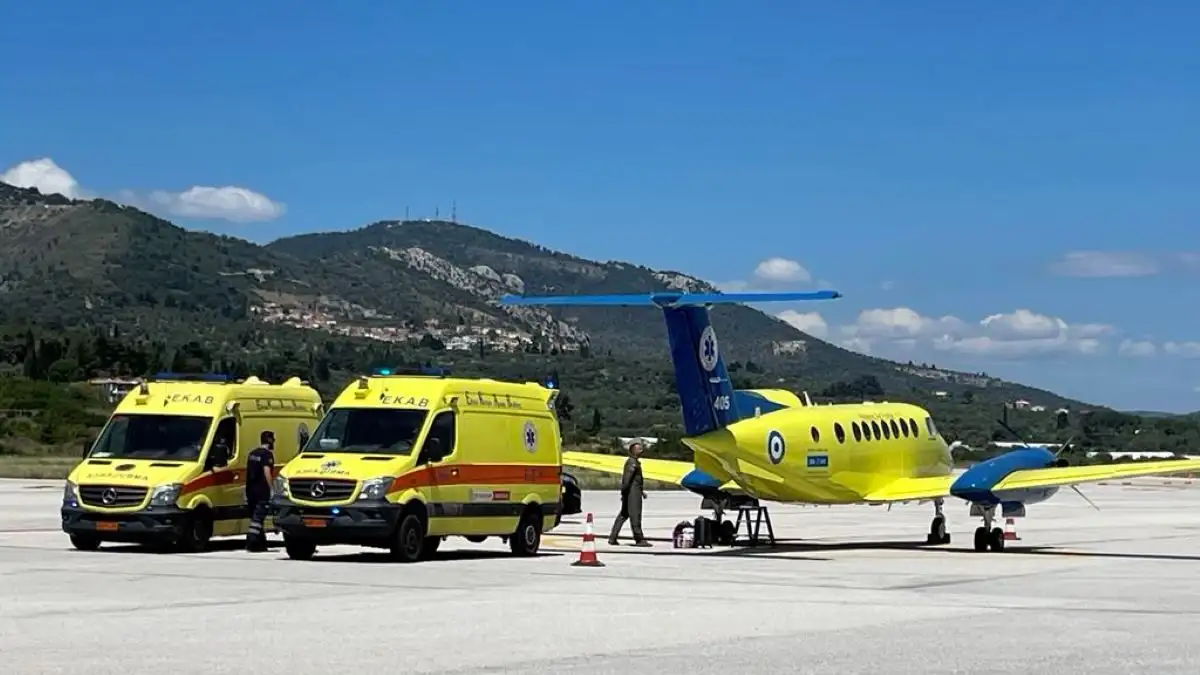 Μυτιλήνη: Αντίστροφη αεροδιακομιδή – Γιατρός από την Αθήνα πέταξε στο νησί για να σώσει 41χρονο με έμφραγμα