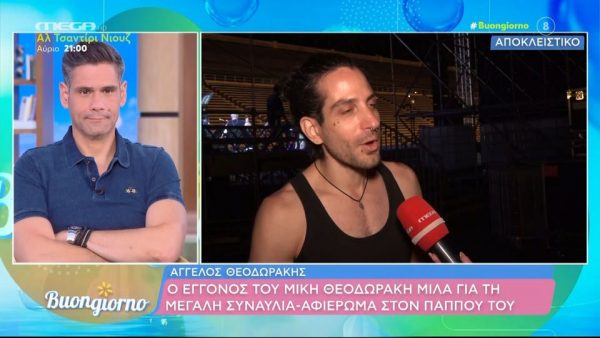 Μίκης Θεοδωράκης: «Το ότι κουβαλάω το όνομα του παππού μου είναι ευχή και κατάρα», δήλωσε ο εγγονός του