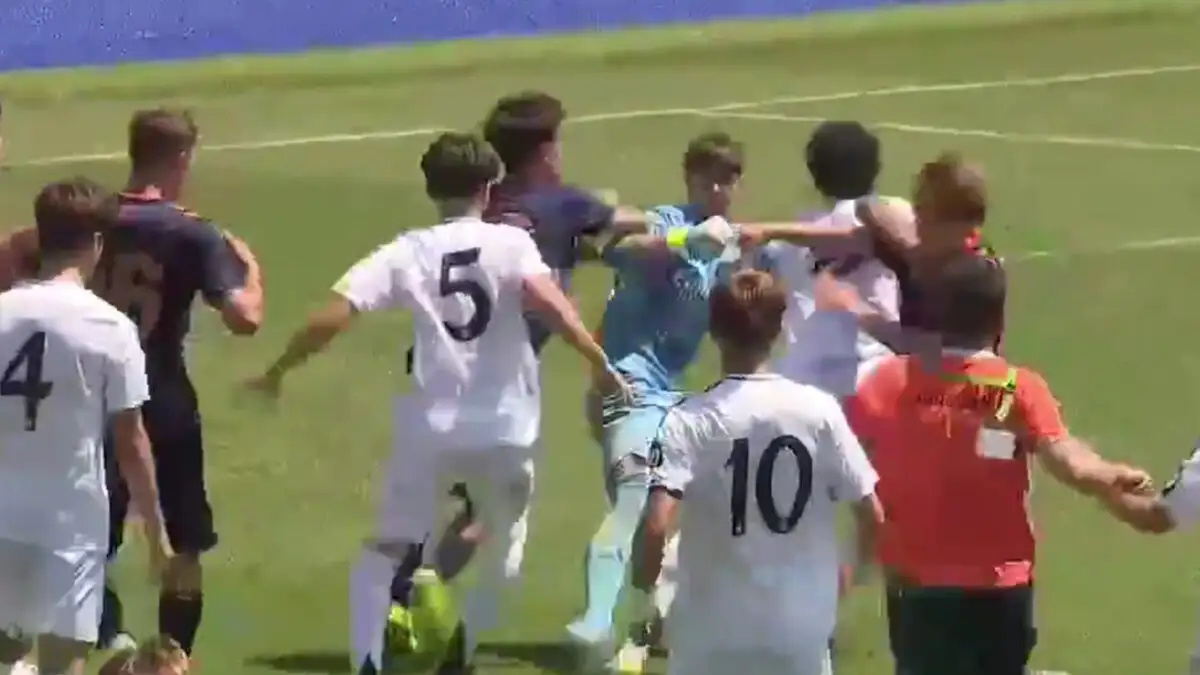 Χαμός στην Ισπανία με μπουνιές μεταξύ παικτών των ομάδων νέων της Ρεάλ Μαδρίτης και της Θέλτα