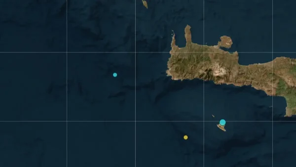 Σεισμός 3,5 Ρίχτερ ανοιχτά της Κρήτης: Στα 5 χιλιόμετρα το εστιακό βάθος