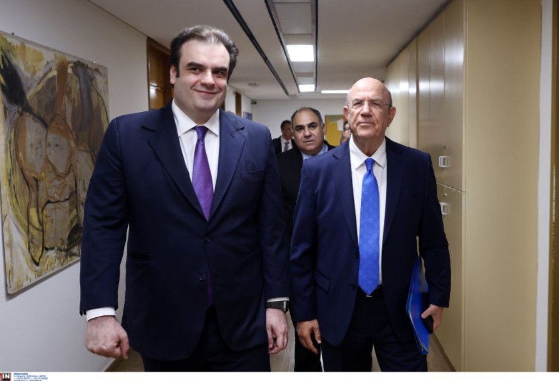 Συνάντηση Κυρ. Πιερρακάκη με τον Υπουργό Οικονομικών της Κύπρου Μάκη Κεραυνό