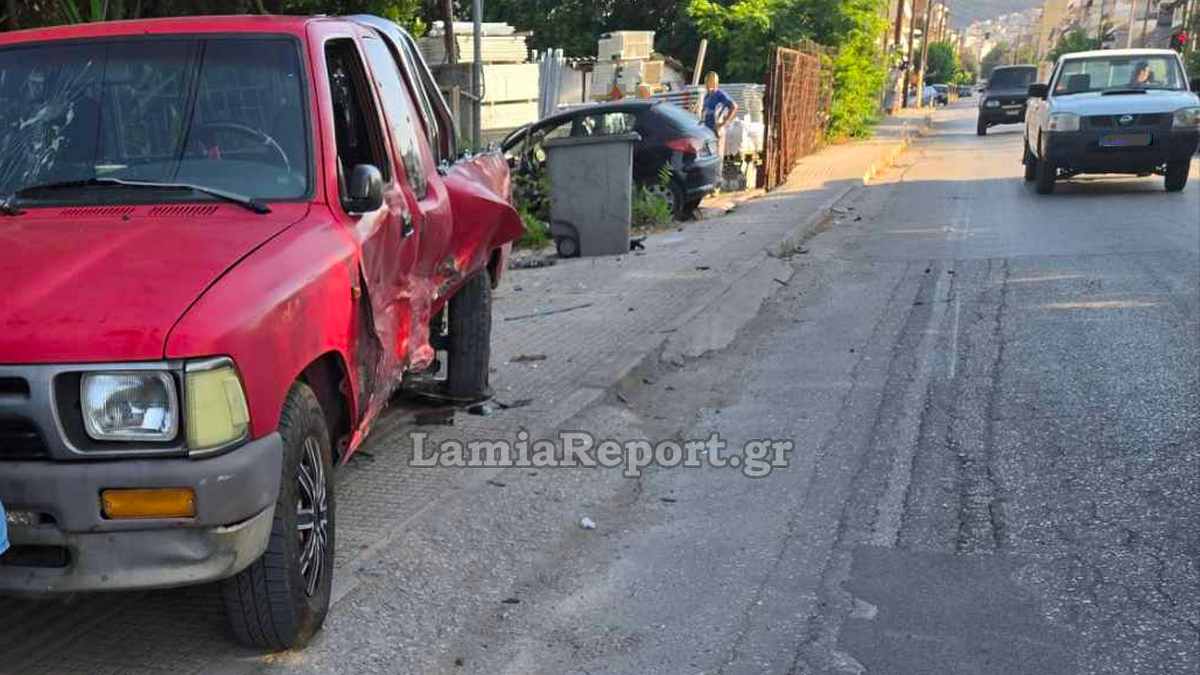 Τροχαίο με το καλημέρα στη Λαμία - Δείτε εικόνες