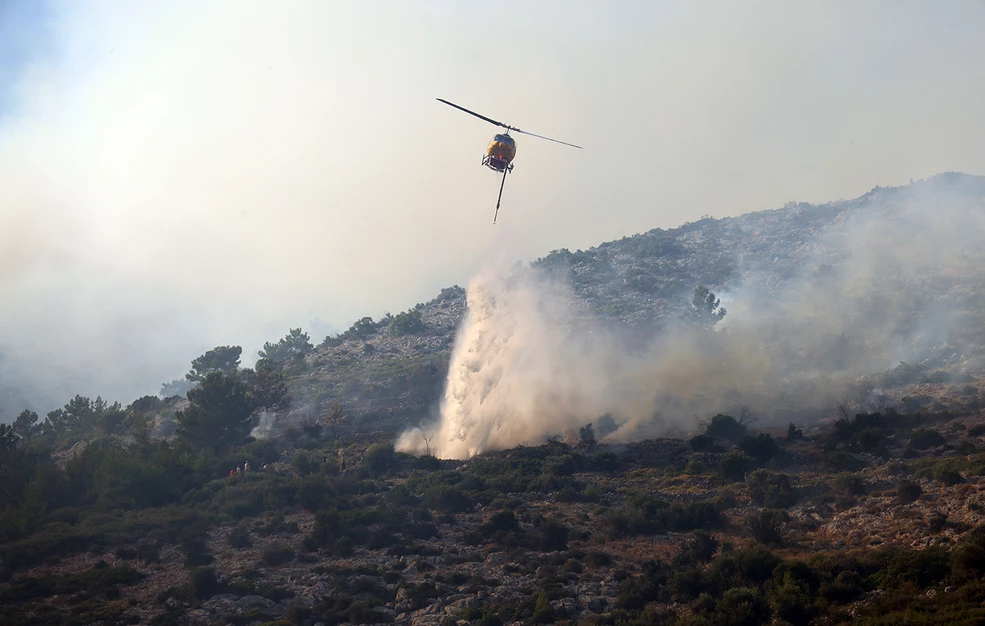 Η δορυφορική εικόνα που αποκαλύπτει το μέγεθος της καταστροφής στη Χίο