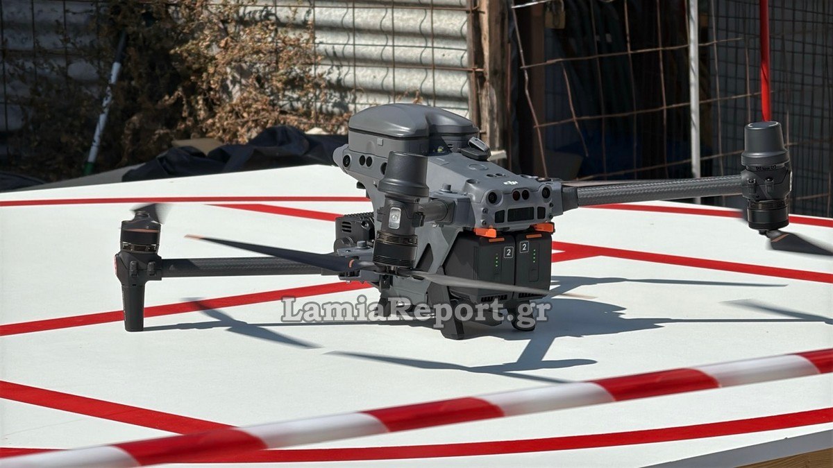 Με υπερσύχγρονο drone ο Δήμος Λαμιέων συνεισφέρει στον έγκαιρο εντοπισμό πυρκαγιών