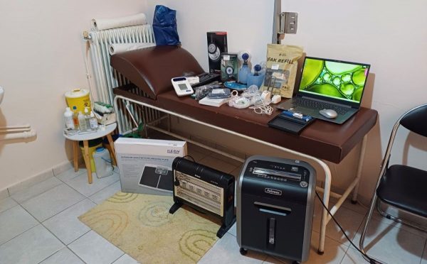 Το "Ευχαριστώ" για τη δωρεά εξοπλισμού στο ιατρείο Λεονταρίου στη Βοιωτία