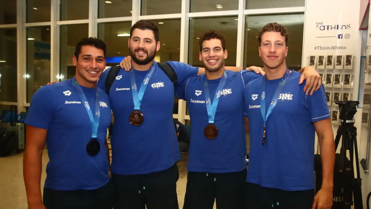 Η Εθνική πόλο Ανδρών επέστρεψε στην Ελλάδα με το χάλκινο μετάλλιο στο παγκόσμιο πρωτάθλημα