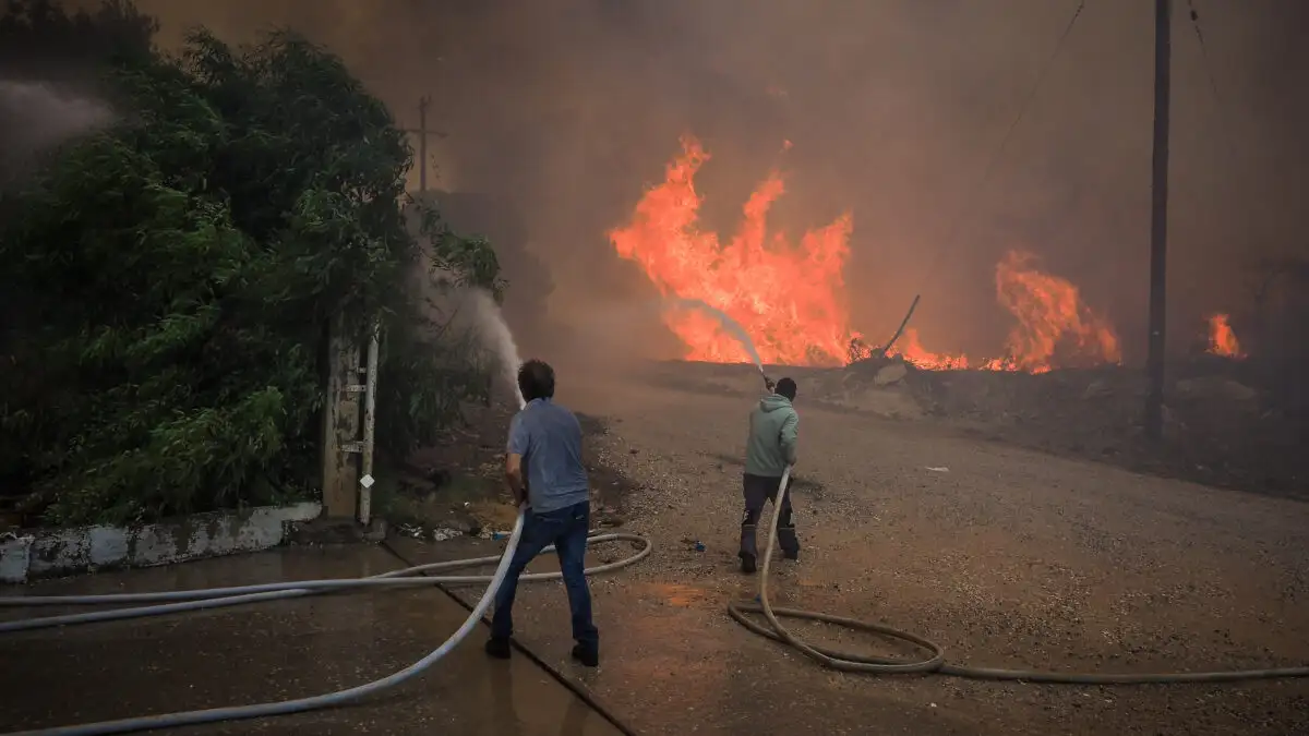 Φωτιά σε Κύθηρα, Μεσσηνία, Εύβοια και Αφίδνες: Τιτάνια μάχη με τις φλόγες – Εφιάλτης οι ισχυροί άνεμοι
