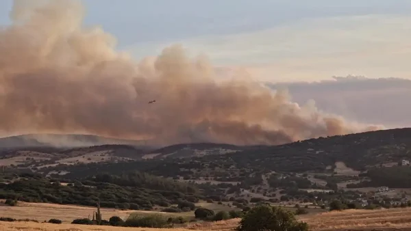 Φωτιά στο Ωραιόκαστρο: Μήνυμα από το 112 – «Παραμείνετε σε ετοιμότητα»