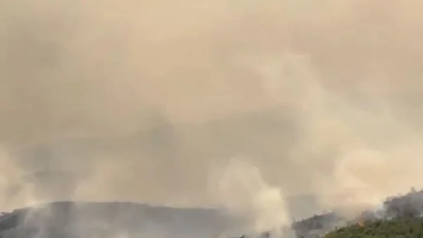 3 τραυματίες από τη φωτιά στο Δέλβινο στην Αλβανία - Κάηκαν 10 ακατοίκητα σπίτια και μια εκκλησία