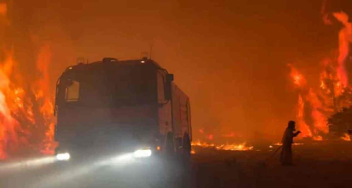 Κόλαση φωτιάς στον Ωρωπό - Συγκλονιστικά βίντεο από το πύρινο μέτωπο