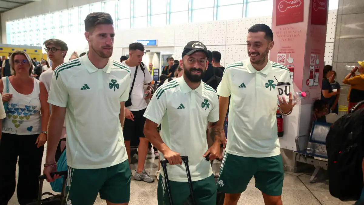 Ο Παναθηναϊκός «πέταξε» για Γλασκώβη και το παιχνίδι με τη Ρέιντζερς στα προκριματικά του Champions League