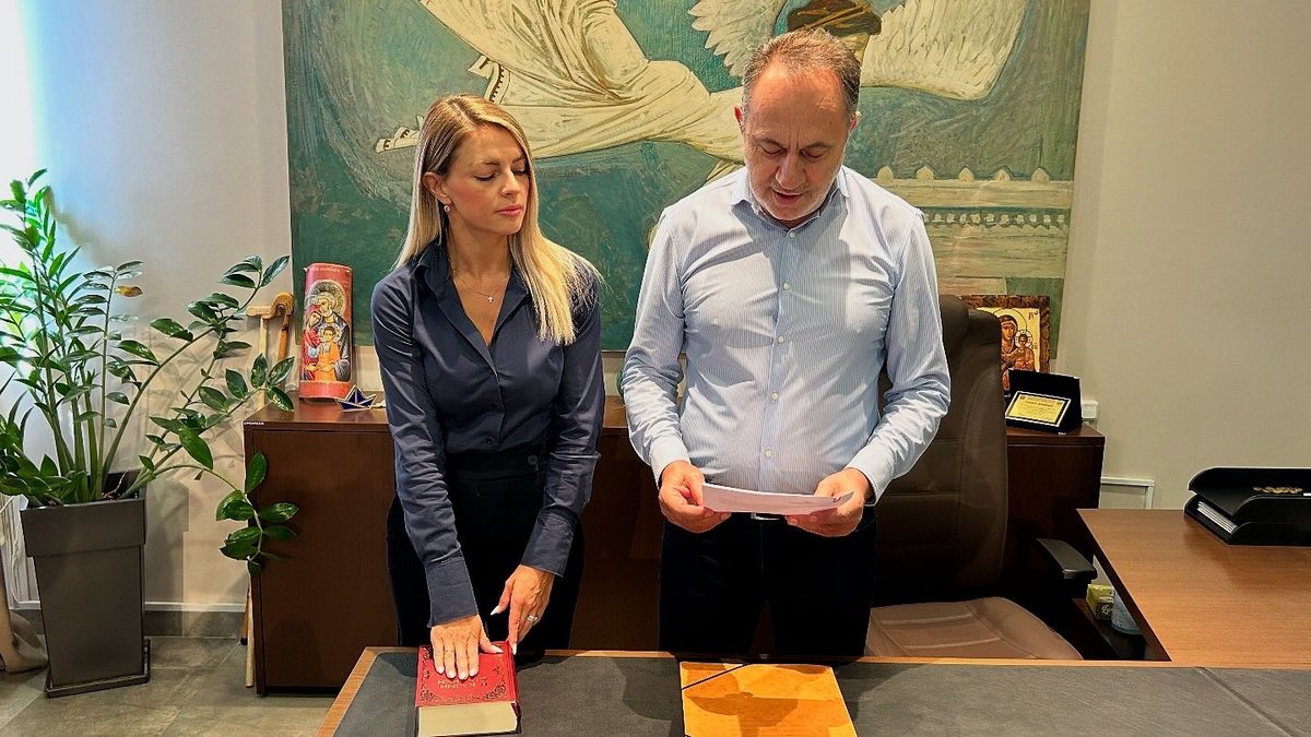 Ορκίστηκε δημοτική σύμβουλος Λαμιέων η Έλενα Φιντιάνη