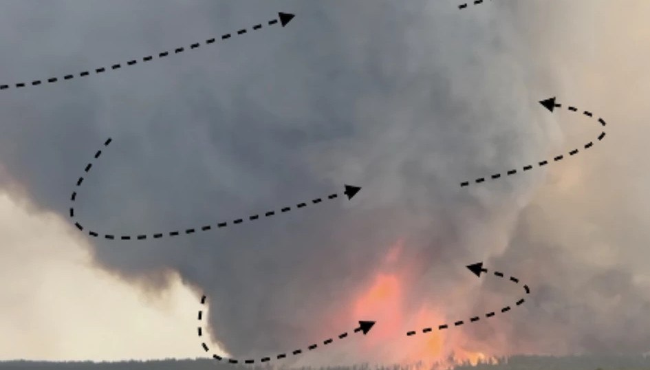 Εντυπωσιακός πυροστρόβιλος στη Γιούτα των ΗΠΑ, κατά τη διάρκεια φωτιάς – Πώς σχηματίζονται και γιατί είναι σημαντικοί