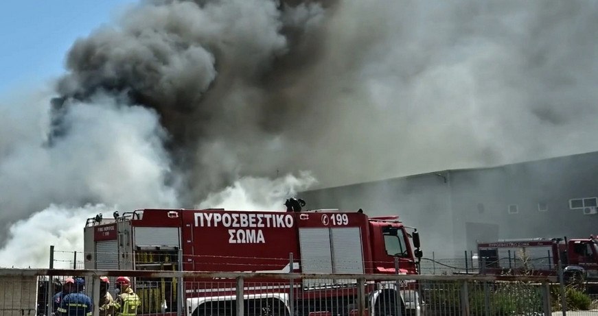 Η ανακοίνωση της Matrix Pack για την πυρκαγιά στη Ριτσώνα