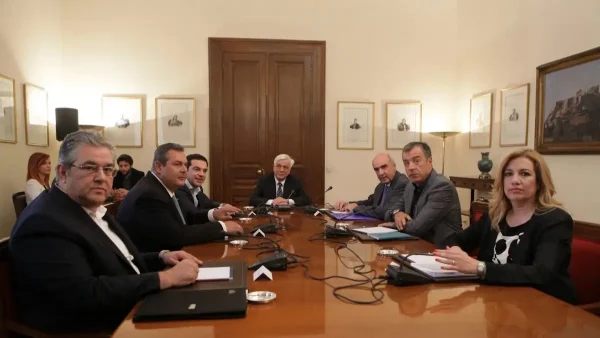 Στο φως τα πρακτικά του συμβουλίου πολιτικών αρχηγών το 2015 – Τα τηλεφωνήματα Παυλόπουλου, Τσίπρα σε Μέρκελ, Ολάντ και Πούτιν