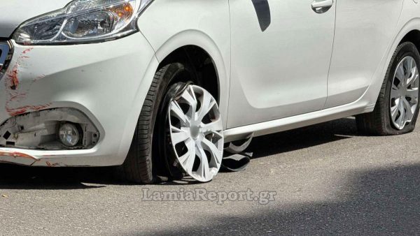 Λαμία: Αισθάνθηκε αδιαθεσία κι έπεσε πάνω στο κολωνάκι (ΦΩΤΟ)