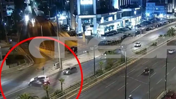 Λεωφόρος Συγγρού: Βίντεο με την καραμπόλα τριών αυτοκινήτων – Ένας σοβαρά τραυματίας