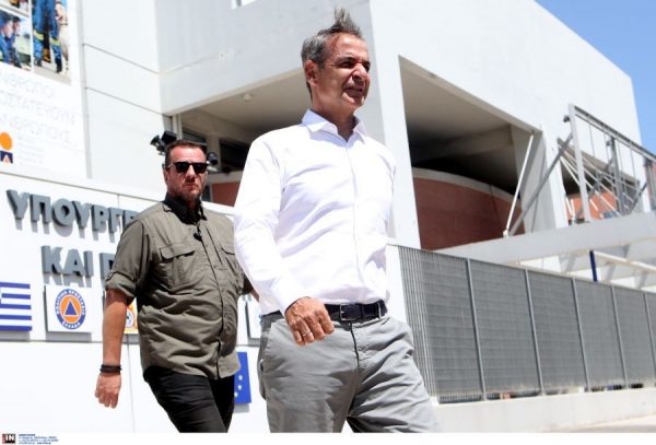 Κυριάκος Μητσοτάκης: Επισκέφθηκε το υπουργείο Πολιτικής Προστασίας - Σύσκεψη για την πορεία αντιμετώπισης των πυρκαγιών