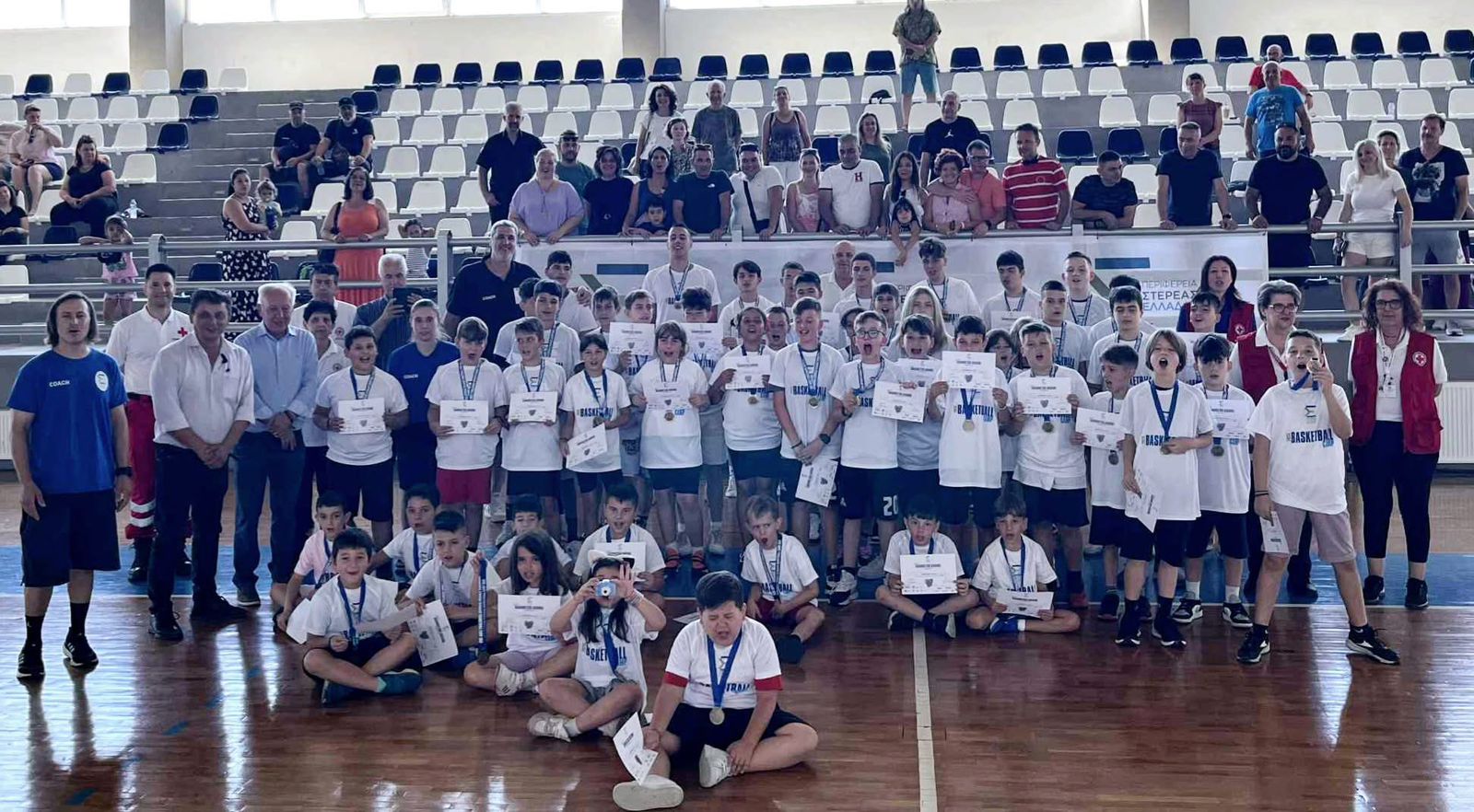 Μαζική και συγκινητική η συμμετοχή παιδιών στα basketball camps της Περιφέρειας Στερεάς Ελλάδας