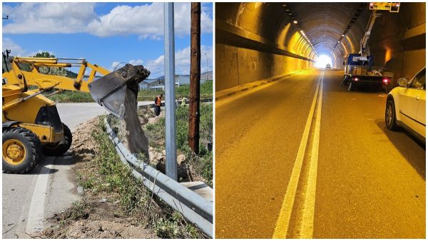 Εργασίες ηλεκτροφωτισμού στο οδικό δίκτυο της Βοιωτίας