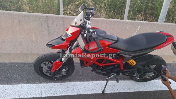 Φθιώτιδα: Εκτροπή μηχανής και τραυματισμός του οδηγού της (ΦΩΤΟ)