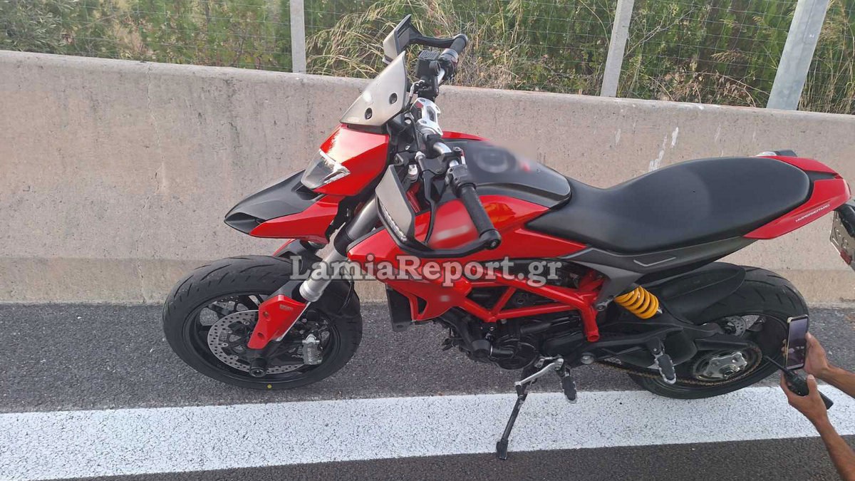 Φθιώτιδα: Εκτροπή μηχανής και τραυματισμός του οδηγού της (ΦΩΤΟ)