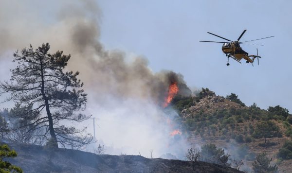 Μεγάλη πυρκαγιά έξω από τη Χαιρώνεια - Σηκώθηκαν αεροπλάνα και ελικόπτερα