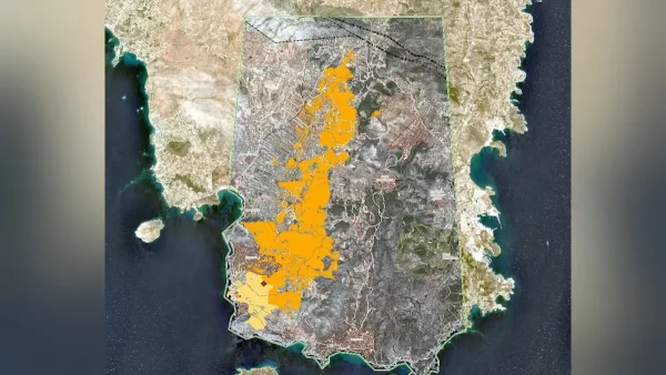 Κάηκαν σχεδόν 16.000 στρέμματα από τη φωτιά στην Κερατέα: Συνελήφθησαν δύο στελέχη του ΔΕΔΔΗΕ