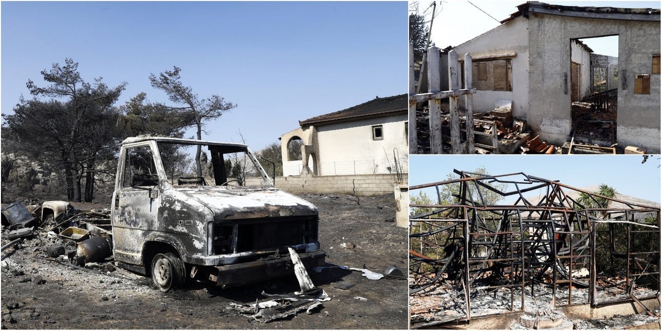 Φωτιά στην Ανατολική Αττική: Αποζημιώσεις από 2.000 έως 6.000 ευρώ και ποσό για τα πρώτα έξοδα