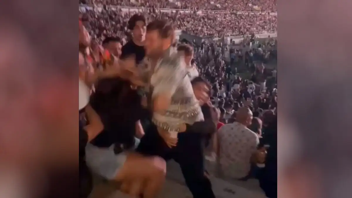 Άγριο ξύλο σε συναυλία στην Καλιφόρνια: Άνδρας άφησε αναίσθητη μητέρα 3 παιδιών – Δείτε το σοκαριστικό βίντεο