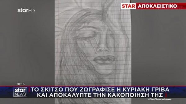 Κυριακή Γρίβα: Συγκλονίζει το σκίτσο που είχε ζωγραφίσει πριν το θάνατό της - 'Προφητικά' τα λόγια στο γράμμα που βρήκαν οι γονείς της