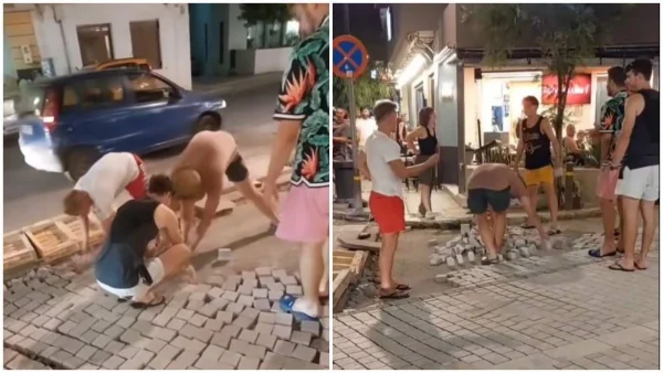 Τουρίστες είδαν πως καθυστερεί το έργο στα Μάλια και έπιασαν δουλειά (ΒΙΝΤΕΟ)