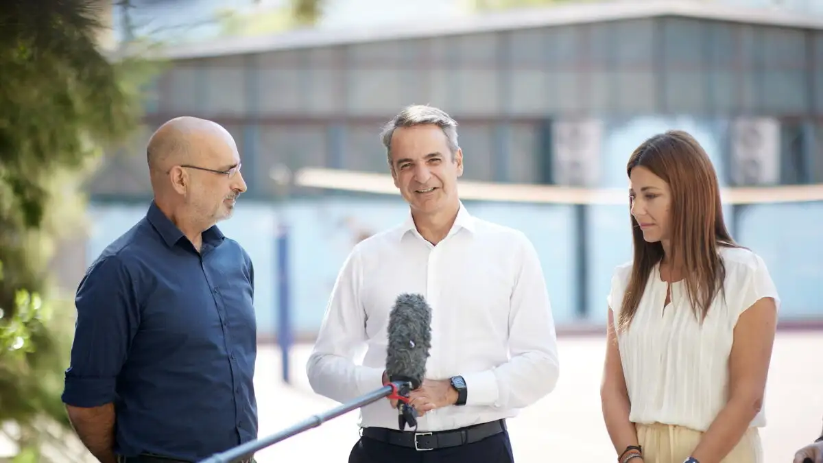 Κυριάκος Μητσοτάκης από το 3ο Γυμνάσιο Ζωγράφου: Έως τις αρχές Σεπτεμβρίου θα έχουν ανακαινιστεί 431 σχολεία