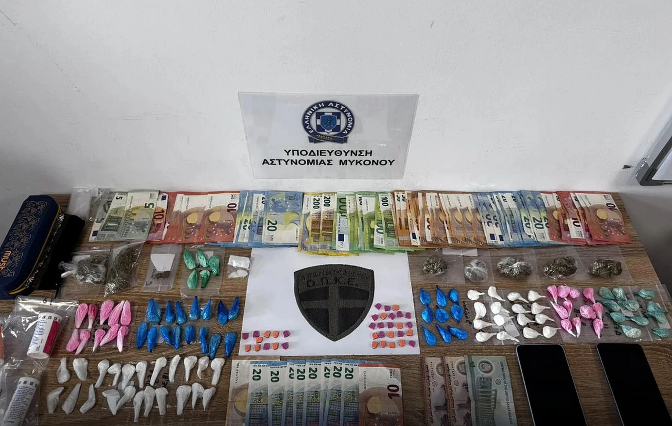 Μύκονος: Διπλό «χτύπημα» στη μαφία της διακίνησης ναρκωτικών – 5 συλλήψεις