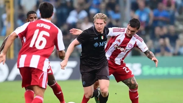 Νάπολι – Ολυμπιακός 2-1: Πρώτη ήττα για τους Πειραιώτες στα φετινά φιλικά προετοιμασίας