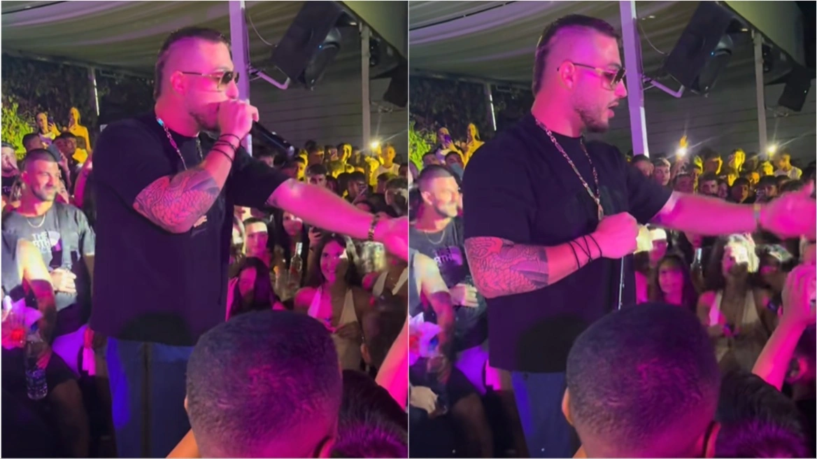 «Θα πας νοσοκομείο» - Ο τράπερ Ρακ σταμάτησε τη συναυλία για να επιπλήξει 15χρονο που έπινε αλκοόλ