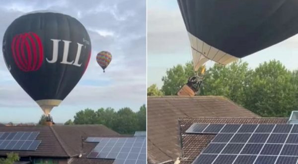 Αερόστατο έπεσε σε οροφή σχολείου μπροστά στα μάτια έντρομων κατοίκων – «Νόμιζα ότι θα πέσουν έξω»